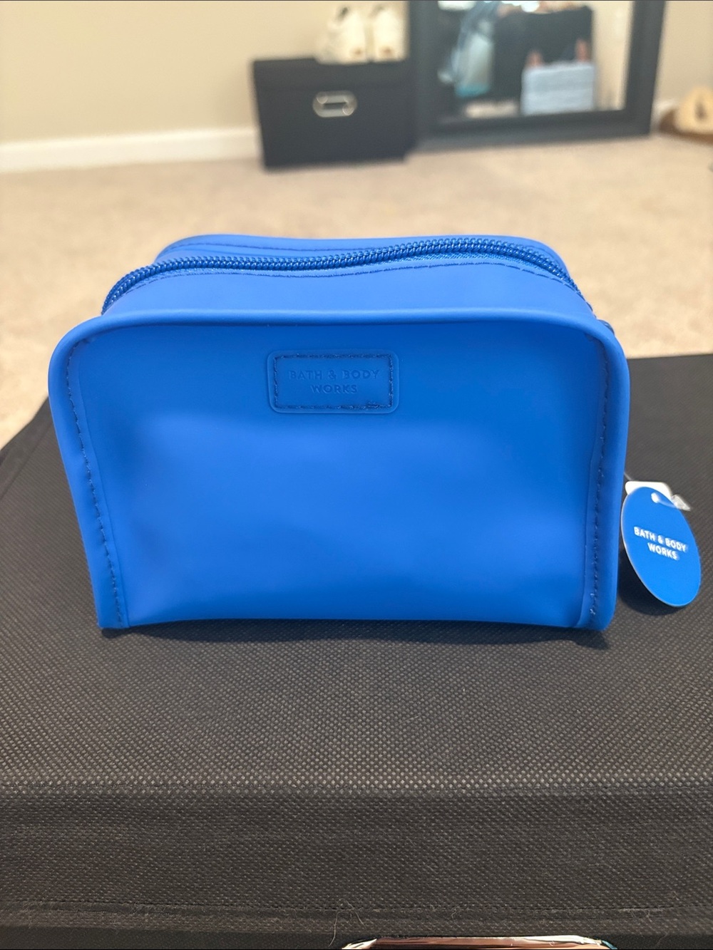 Bath & Body Works Vibrant Blue Cosmetic Pouch